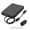 Miniatyrbillede 4 af 5: USB-diskettedrev, Ekstern USB-diskettedrev 1.44 Mb Slim-bebetter