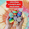 Miniatyrbillede 2 af 5: The Eggmazing Easter Egg Mini Dekorationssæt Kunst- og Håndværkssæt - Inkluderer Æggedekorationssnurre og 6 Markører [emballagen kan variere]