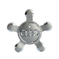 Miniatyrbild 1 av 5: Passar Audi 134mm fem-ekrade navkapslar logotyp A6 A4L - Audi 5-ekrade konkava grå (fyra-pack)