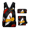 Miniatyrbilde 1 av 4: 3st 3D Print Super SONIC Ryggsekk Skuldertasker Case#545 TC-04