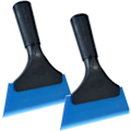 Miniatyrbilde 1 av 5: (Blå) 2-pakks Silikon Squeegee, Gummiskrape for Bilvinduer/C