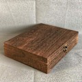 Miniatyrbillede 6 af 8: Træopbevaringskasse, træetui med låg, dekorativ