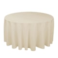 Miniatyrbillede 1 af 5: Rund polyesterdug, maskinvaskbar - Champagne[CH] 220cm
