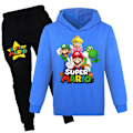 Pikkukuva 1 / 3: Super Mario Huppari ja housut -setti pojille, tummansininen 2-osainen asu dark blue 130cm