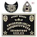 Miniatyrbilde 1 av 9: Divinasjonspendelbrett i tregravert magisk tavle Ouija Boa - Perfekt 1