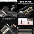Miniatyrbilde 3 av 5: KM-2024 Elektrisk barbermaskin for menn Trimmer Barbermaskin Barbermaskin Hårtrimmer USB Oppladbar