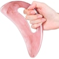 Pikkukuva 1 / 5: Gua Sha -hierontaväline Hartsi-kahvalla - Täydellinen raaputusväline