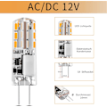 Miniatyrbild 4 av 5: G4 LED-lampor 12V Varmvitt 3000K 120LM, 2W Icke dimbar 10-pack
