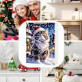 Miniatyrbilde 2 av 5: Katt-Adventskalender 2024, 24 Dager Julnedtelling med Søte Kattdukker, Juledekorasjon