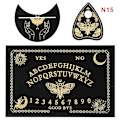 Miniatyrbilde 1 av 9: Divinasjonspendelbrett i tregravert magisk tavle Ouija Boa - Perfekt 15