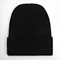 Miniatyrbild 4 av 6: Unisex Solid Beanie - Höst & Vinter - Ullblandning - Mjuk & Varm - Stickad Mössa - Herr & Dam - Skullcap - Gorro - Skidmössa - 24 Färger Black