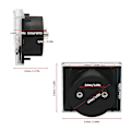 Miniatyrbilde 4 av 5: Analog strømmålerpanel Amperemeter Gauge Klasse 2.5 Nøyaktighet Dc 0-15a Analog Amperemeter Ampere Måling Tester Gauge Panel-dc 0-15a-