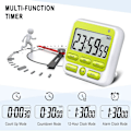 Miniatyrbillede 3 af 5: Digital køkkentimer med strømbryder til lydløs/høj alarm, TIL/FRA