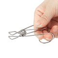 Miniatyrbilde 4 av 5: 14 stk rustfrie kleshengere med kort hale og krok, universelle klesklyper, kraftige multifunksjonelle klesklyper for visning av oppbevaringsartikler