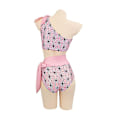 Miniatyrbillede 5 af 5: Demon Slayer Cosplay Kostume Bikini Strand Sommer Badedragt Sæt Kamado Nezuko Kamado Nezuko 2XL