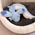 Miniatyrbilde 1 av 5: 180CM Palworld Chillet Plysjdukke Jenter Søvn Klem Fylt Pute Tegneserie Anime Samling Modell Barneleke Bursdagsgaver-WELLNGS 120cm