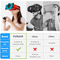 Pikkukuva 5 / 5: VR-kuulokkeet - Suunniteltu Nintendo Switch LCD/OLED:lle, VR-lasit mainoksella