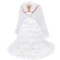 Miniatyrbillede 3 af 4: 2 stk. 30 cm Barbie Dukke Tøj Luksus Mode Ni-lags Bryllup D