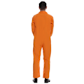 Miniatyrbillede 3 af 5: Fængselsdragt, orange fængselsfange Halloween-kostume til mænd - Perfekt Men But L