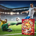 Miniatyrbillede 3 af 5: VM-Adventskalender 2024 VM-Adventskalender Jul Blind Box Messi, Salah, Mbappe, Cristiano Ronaldo, osv 6