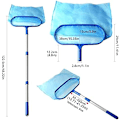 Miniatyrbillede 4 af 5: Pool Leaf Skimmer, 105 cm Pool Leaf Skimmer Finmasket Skimmer med Teleskoprive