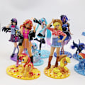 Miniatyrbillede 3 af 5: 20-25cm My Little Pony Princess Celestia Twilight Sparkle Pinkie Pie Japansk Anime PVC Action Samling Model Legetøj til Bar(YD) Applejack