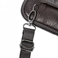 Miniatyrbillede 9 af 10: Herre ægte læder Mode telefon pung Bæltetaske Axel Crossbody mavetaske