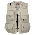 Miniatyrbillede 1 af 5: Sommer Mesh Vest med Flere Lommer Hurtigtørrende Khaki Jakke[YDE] Khaki M