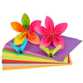 Miniatyrbilde 3 av 5: 100 ark farget A4-papir 70gsm håndlaget papir for DIY-kunst
