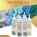 Miniatyrbilde 4 av 5: Tie Dye Kit 6/8/10 Farger Tie-Dye Kit Stoff Tekstilfarger Fargerik Tie Dying Set DIY Håndlagde Prosjekter 6 Farger