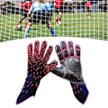 Miniatyrbillede 3 af 5: Fodboldmålmand Handsker Latex Anti-Slip Fodbold Handsker med Stærkt Greb Håndflader til Børn Drenge Nr. 8