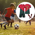 Pikkukuva 6 / 6: Portugalin jalkapallopaidat setti jalkapallovaatteet nro 7 Cristiano Ronaldo Adult s