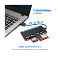 Miniatyrbilde 5 av 5: 7 i 1 USB 3.0 Multifunksjonskortleser /xd//sd/tf-kortleser for Windows Vista/xp/7/8/10/, Linux  (FMY) Black