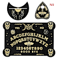 Miniatyrbild 8 av 9: Trägraverad magisk tavla Ouija Boa - Perfekt spådomspendelbräda 7