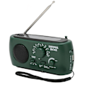 Miniatyrbild 4 av 10: Handvevad Radio Bärbar Praktisk LED Ficklampa Utomhus Multiband AM/FM/SW Solcellsladdad Väderradio