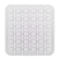 Miniatyrbillede 1 af 4: Stuff Certified® Pop It - Fidget Anti Stress Legetøj Boble Legetøj Silikon Kvadrat Hvid