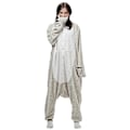 Miniatyrbild 4 av 5: Grå säl onesie för vuxna kvinnor män djur kigurumi pyjamas tecknad pyjamas hemmakläder halloween cosplay festdräkt S