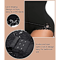 Miniatyrbillede 5 af 6: Fajas Colombianas Taljetræner Kvinder Reducerende Girdle Formende Strop Flad Mave Slankebælte Lynlås Mave Trimmer Sort Black XL