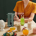 Miniatyrbilde 5 av 5: Soyamelk Maskin Soyamelk Maker Elektrisk Juicer Blender