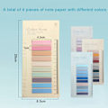 Miniatyrbilde 2 av 6: Sticky Tabs Bokmerker Fargerike Sticky Index Tabs, Skrivbar Side
