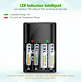 Miniatyrbillede 4 af 5: Universal SR AA/AAA/9V Batterilader, 6802 Hurtiglader