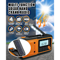 Miniatyrbild 2 av 10: Vevradio, 4000mAh Powerbank Solcellsdriven Vevradio, AM/FM/WB/NOAA och Alert Bärbar Väderradio