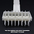 Miniatyrbilde 5 av 10: Bakeware Pizzahjul Pizza Punch Pin Wheel Kjekshjul Pin Egnet for husholdningsredskaper Hjem kjøkken Middle