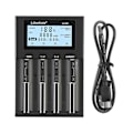 Miniatyrbillede 2 af 5: Liitokala Lii-m4 4-spores batterilader med LCD-display til 18650 26650 14500 Aa Aaa litium Nimh batteri smart lader--