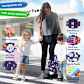 Miniatyrbild 6 av 6: Montessori Aktivitetsbräda för Småbarn, Sensorisk Stimulerande Bräda med Pedagogiska Aktiviteter för att Utveckla Finmotorik, Presenter till Flickor och Pojkar