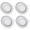 Miniatyrbillede 1 af 5: 4x 12V LED Downlights 58-65mm - RV/Båd Loftslamper