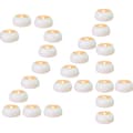 12/24/48-pack Floating LED Candles, Waterproof and Flameless with Warm White Flickering Flame for Pool, Wedding, and Table Decoration 24pcs