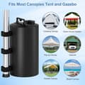 Pavilion Sandbags/Tent Sandbags Black 1 Pack