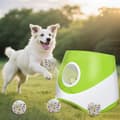 Automatisk boldkaster til hunde med 3 ETPU-tennisbolde, 3 niveauer op til 12 m, genopladelig Light Green