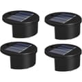 4-pack solcellslampor för poolvägg – vattentäta, automatiska för trappor, veranda, uteplats, utomhusdekor – varmvit Warm light